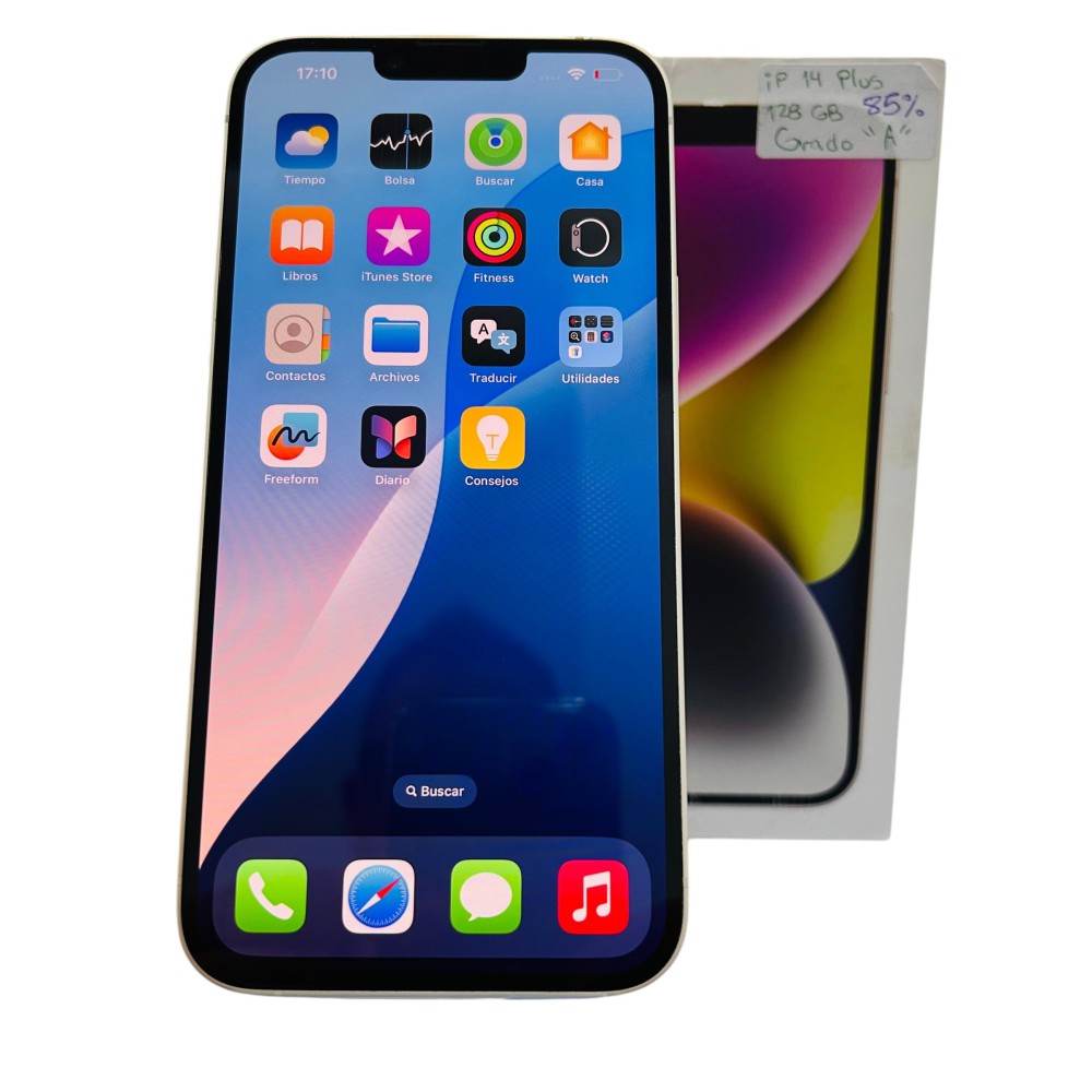 iPhone 14 Plus 128 GB Blanco - Gran pantalla y potencia